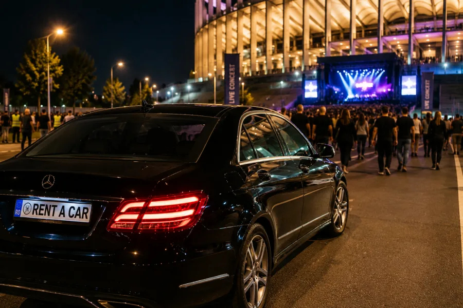 Masina in service inainte de concert? Solutii de inchiriere in Bucuresti